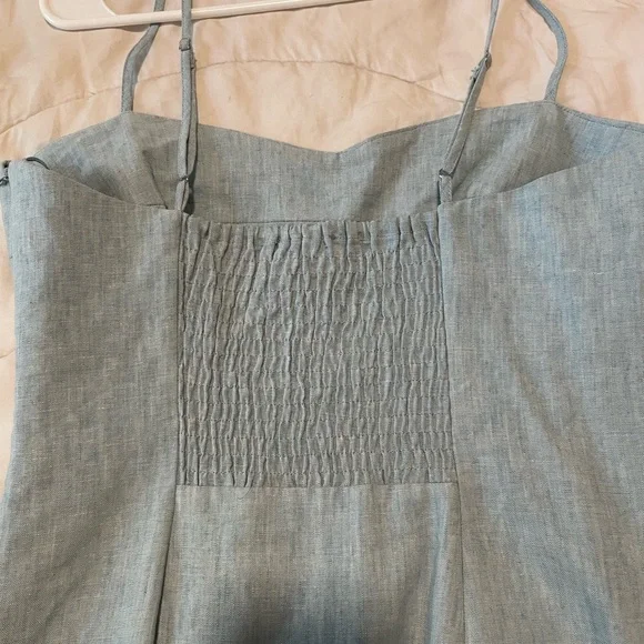 Mango Cut Out Linen Blend Dress - Picture 10 of 11